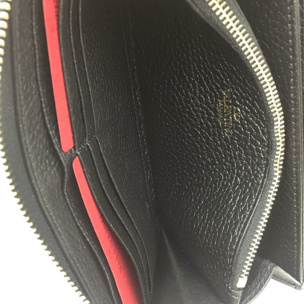 VALENTINO Rockstud Continental Leather wallet - Picture 13 of 13